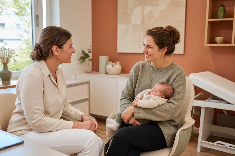 Nachsorgegespräch für Mutter und Baby
