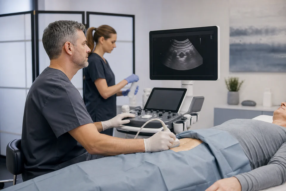 Beispielmotiv zum Leistungsbereich Ultraschalldiagnostik